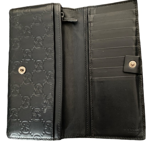 Gucci Logo Leather Wallet - Picture 3 of 6